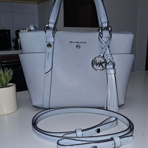 Michael Kors Small Sullivan Convertible Zip Top